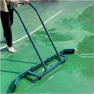 ELODEK Tennis Court Squeegee Hard Floor Water Remover, Professional Aluminum Rainwater Sweeper, 2 EVA Foam Blades Included(Size:135x102cm/53x40inch,Color:Green)