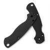 1 Pair Handle Patch Fits for Spyderco C81 Paramilitary 2, G10 Custom Scales Handles Black view 2