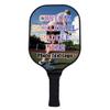 Custom Graphite Pickleballs Paddles Lightweight, Personalized with Photo Text Logo Pickleballs Paddle, Comfort Cushion Grip, Black view 1