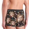 Custom Underwear For Boyfriend Custom Boxers With Face Custom Boxers For Men Customized Boxers Personalized Boxers For Men Style-12 M view 3