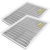 SF 2pcs Collection Fly Boxes Clear Fly Fishing Box A4 Extra Large Capacity Slit Foam Fishing Competition Hook Tackle Boxes view 1