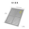 SF 2pcs Collection Fly Boxes Clear Fly Fishing Box A4 Extra Large Capacity Slit Foam Fishing Competition Hook Tackle Boxes view 2