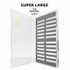 SF 2pcs Collection Fly Boxes Clear Fly Fishing Box A4 Extra Large Capacity Slit Foam Fishing Competition Hook Tackle Boxes view 3
