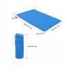 Self Inflating Sleeping Pad sandproof Beach Blanket Four Season Camping Pad Support Good Sleep with 2 Inch Thick Foam Insiden for Tent Outdoor (Yellow) view 2