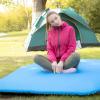Self Inflating Sleeping Pad sandproof Beach Blanket Four Season Camping Pad Support Good Sleep with 2 Inch Thick Foam Insiden for Tent Outdoor (Yellow) view 3