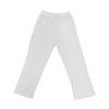 Linen Pants Men Big Tall Casual Cotton Yoga Pants with Pockets Drawstring Elastic Waist Straight-Leg Lightweight Trousers Summer Beach Golf Cotton Long Joggers Pants (C1-White,Large) view 3