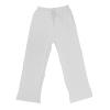 Linen Pants Men Big Tall Casual Cotton Yoga Pants with Pockets Drawstring Elastic Waist Straight-Leg Lightweight Trousers Summer Beach Golf Cotton Long Joggers Pants (C1-White,Large) view 4