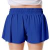 Flowy Shorts Girls Butterfly Shorts for Kids with Pocket 2-in-1 Athletic Shorts Running Shorts for Girls Youth Teen Active Workout Sports (Enamel Blue# Girls, X-Small) view 2