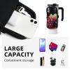NONHAI Neoprene Water Bottle Pouch for Cup Travel Tumbler Mug Pouch Sports Bottle Pouch Holder Gym Tumbler Cup Accessories Sleeve Bag for Phone, Card, Key view 3