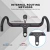 Alfa Pasca 28.6/31.8mm Od2 Carbon Fiber Road Bike Handle and Integrated Rod 90/100/110/120mm Pneumatic Drop Handle 440x100mm view 4