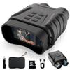 Night Vision Goggles, 4K Night Vision Binoculars Gift for Men Adult, 3" Large Screen, 8X Digital Zoom, Adjustable IR Light, Viewing up to 650FT in Total Darkness, 32GB Card for Camping, Hunting view 1