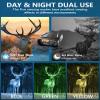 Night Vision Goggles, 4K Night Vision Binoculars Gift for Men Adult, 3" Large Screen, 8X Digital Zoom, Adjustable IR Light, Viewing up to 650FT in Total Darkness, 32GB Card for Camping, Hunting view 4