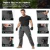 NATUVENIX Tactical Pants for Men Stretch, Ripstop Mens Work Pants Lightweight Hiking Cargo Pants Men Water Resistant view 3