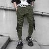 XYXIONGMAO Men's Jogger Techwear Pants Hip Hop Goth Streetwear Harem Sweat Tactical Track Multi Pocket Black Joggers Cargo Cool Baggy Pants(Green,S) view 3