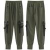 XYXIONGMAO Men's Jogger Techwear Pants Hip Hop Goth Streetwear Harem Sweat Tactical Track Multi Pocket Black Joggers Cargo Cool Baggy Pants(Green,S) view 4