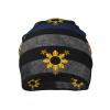 3 Stars and Sun Filipino Philippines Flag Beanie Skull Cap Warm Knit Slouchy Hat for Women Men Black view 2