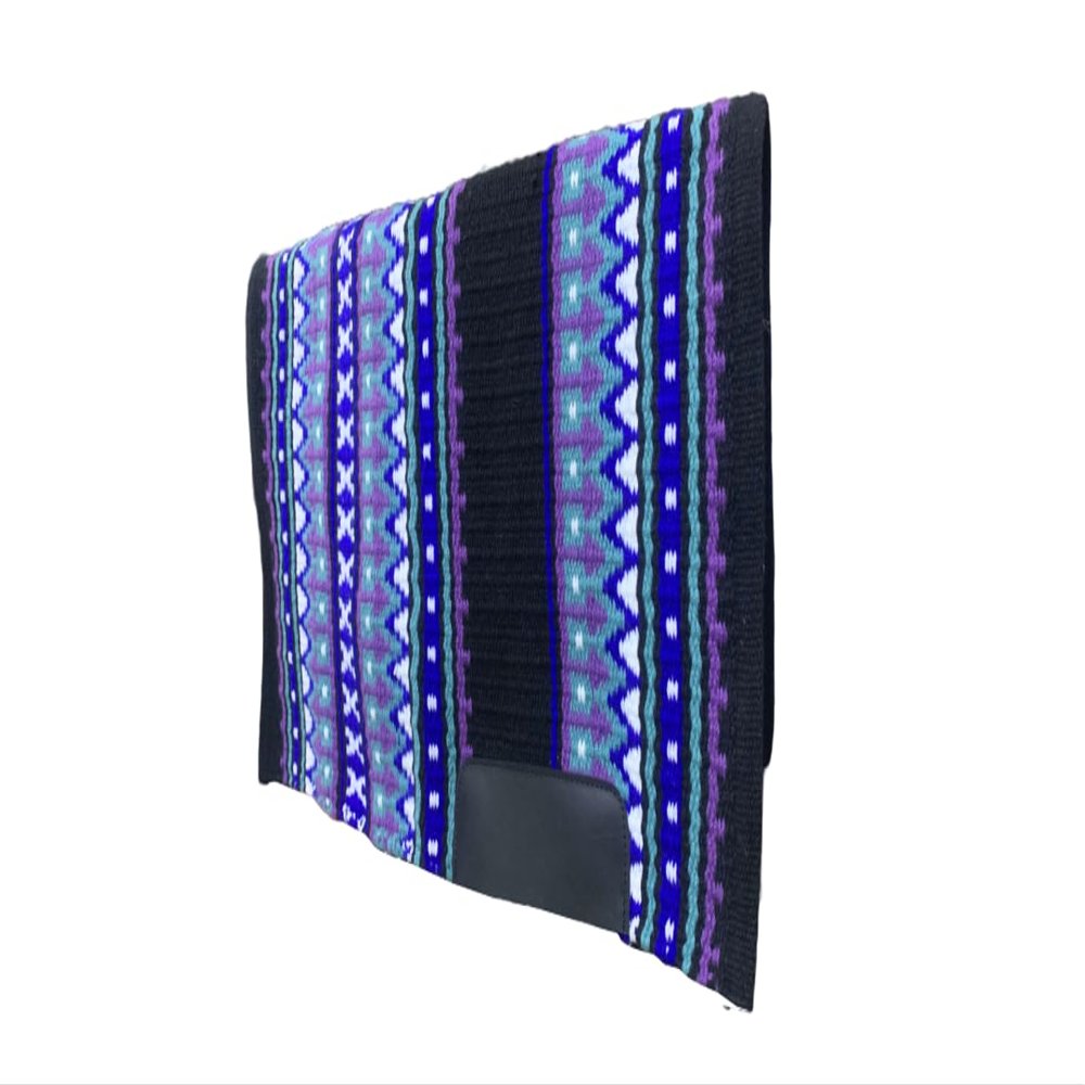 EQUINE OVERSEAS Western Saddle pad Saddle Blanket 100% New-Zealand Wool Show Pad Premium Quality (34 * 40, Royal Blue)