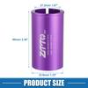 A ABSOPRO Seatpost Shim Adapter Durable 27.2mm 1.07" ID 33.9mm 1.33" OD Bike Seatpost Tube Reducing Sleeve Bushing Bicycle Accessories Aluminum Alloy Purple view 4