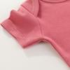 AIZFFZY New to the crew girl outfit cousin boy baby clothes newborn bodysuits Mauve 3-6 months view 4