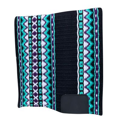 EQUINE OVERSEAS Western Saddle pad Saddle Blanket 100% New-Zealand Wool Show Pad Premium Quality (36 * 40, Vivid Colour)