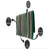 EQUINE OVERSEAS Western Saddle pad Saddle Blanket 100% New-Zealand Wool Show Pad Premium Quality (36 * 40, Vivid Colour) view 3