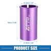 A ABSOPRO Seatpost Shim Adapter Durable 27.2mm 1.07" ID 31.6mm 1.24" OD Bike Seatpost Tube Reducing Sleeve Bushing Bicycle Accessories Aluminum Alloy Purple view 4