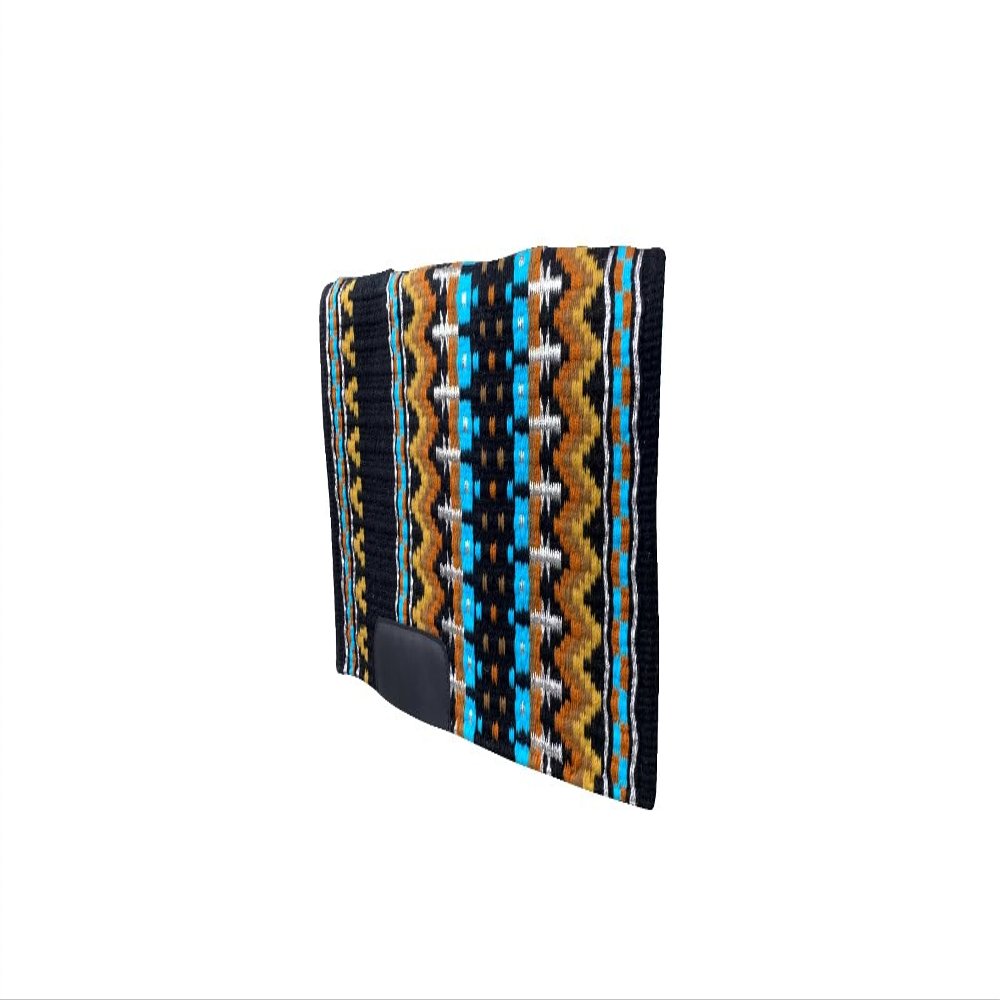 EQUINE OVERSEAS Western Saddle pad Saddle Blanket 100% New-Zealand Wool Show Pad Premium Quality (36 * 40, Super Pad)