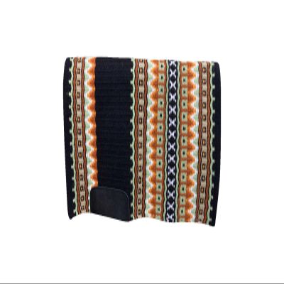 EQUINE OVERSEAS Western Saddle pad Saddle Blanket 100% New-Zealand Wool Show Pad Premium Quality (34 * 40, Love Horse)