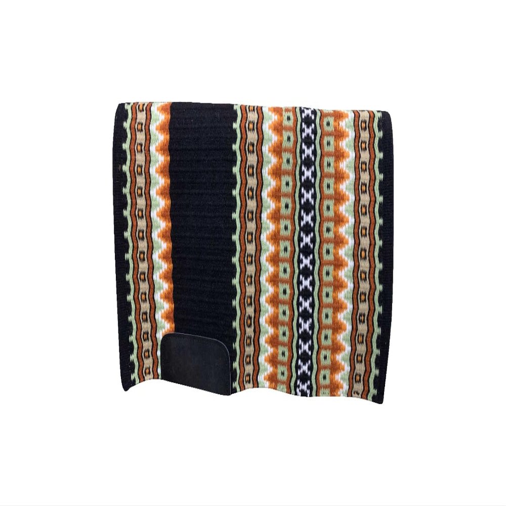 EQUINE OVERSEAS Western Saddle pad Saddle Blanket 100% New-Zealand Wool Show Pad Premium Quality (34 * 40, Love Horse)