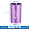 A ABSOPRO Seatpost Shim Adapter Durable 31.8mm 1.25" ID 34.9mm 1.37" OD Bike Seatpost Tube Reducing Sleeve Bushing Aluminum Alloy Purple (Set of 2) view 4