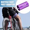 A ABSOPRO Seatpost Shim Adapter Durable 30.9mm 1.22" ID 31.6mm 1.24" OD Bike Seatpost Tube Reducing Sleeve Bushing Aluminum Alloy Purple (Set of 2) view 2