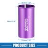 A ABSOPRO Seatpost Shim Adapter Durable 30.9mm 1.22" ID 31.6mm 1.24" OD Bike Seatpost Tube Reducing Sleeve Bushing Aluminum Alloy Purple (Set of 2) view 4
