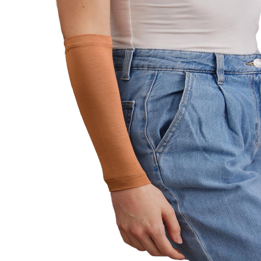 Arm Cover | For Muslim Women Islamic Jersey Muslim Arm Cover | Sun UV Protection Hijab Oversleeve (Lion)