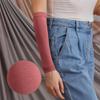 femple Arm Cover | For Muslim Women Islamic Jersey Muslim Arm Cover | Sun UV Protection Hijab Oversleeve (Garnet Rose) view 4
