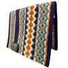 EQUINE OVERSEAS Western Saddle pad Saddle Blanket 100% New-Zealand Wool Show Pad Premium Quality (34 * 38, Ora 2.0) view 1