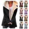 Canbebig Clearance Women's Ex-Boyfriend Sherpa Trucker Jacket Black