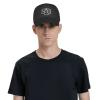 Byoblu Atheist Atom Symbol Trucker Hat for Men Or Women - Baseball Snapback Cap Black view 4