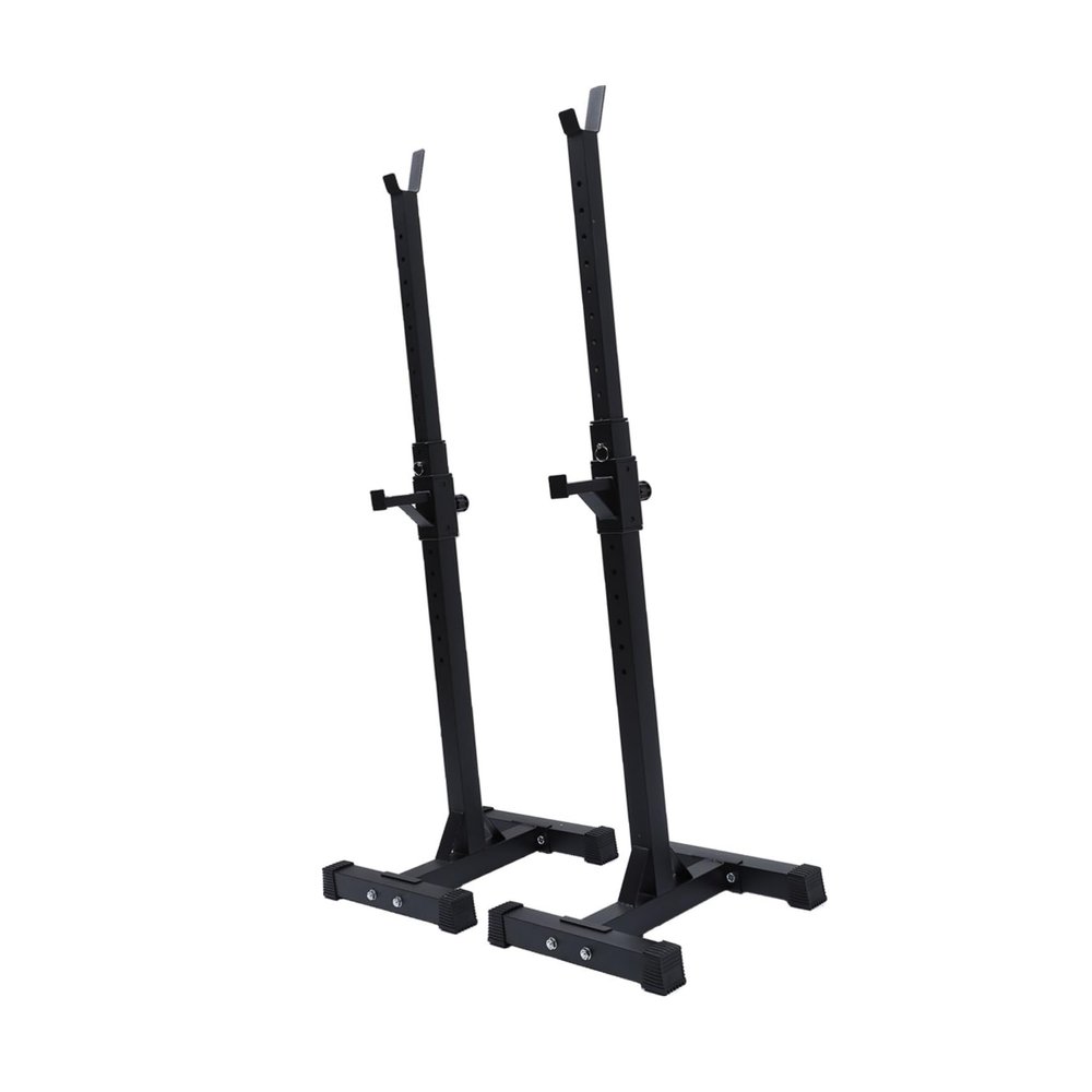 Didiseaon Steel Tube Support Deep Squat Barbell Stand Sports Storage Rack for Home