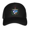 Byoblu Cuban Coat of Arms Trucker Hat for Men Or Women - Baseball Snapback Cap Black view 2