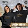 Wright & Ditson NHL Adult Heather Charcoal True Fan Hooded Sweatshirt Unisex - Unisex Cotton Poly Blend - Ultimate Comfort (Las Vegas Golden Knights - Charcoal, Small) view 2