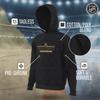 Wright & Ditson NHL Adult Heather Charcoal True Fan Hooded Sweatshirt Unisex - Unisex Cotton Poly Blend - Ultimate Comfort (Las Vegas Golden Knights - Charcoal, Small) view 3