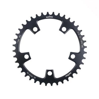 KTKEET 110/130 BCD Chainring 36/38/40/42/44/46/48/50/52/54/56/58/60T 5 Screws Round Narrow Wide Bicycle Chainring for 9/10/11 Speed Road Bike Folding Bicycle (110BCD 36T)