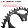 KTKEET 110/130 BCD Chainring 36/38/40/42/44/46/48/50/52/54/56/58/60T 5 Screws Round Narrow Wide Bicycle Chainring for 9/10/11 Speed Road Bike Folding Bicycle (110BCD 36T) view 3