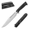 Atlant-3 | 606-101821 | Hunting & Tactical Knife by HOKC - D2 Stainless Steel Blade, TPR Handle, Glass Breaker, Designed by Russian Master Aleksander Biryukov