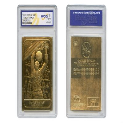 Charles Barkley Officially Licensed 1986 Fleer Rookie '98 Gold Card - Graded GEM Mint 10
