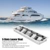 Alomejor 5 Slots Boat Louvered Vent, Stainless Steel 5 Slot Design Marine Vent for Boats and Yachts view 4