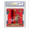 1998 Michael Jordan Fleer '86 Rookie Gold Card R/W/B RED PRIZM Holo Refractor Signature Series - Graded Gem Mint 10