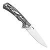 HOKC Major | 328-159506 | Pocket Knife, EDC Knife by Official Dealer - Designed by Russian Master Aleksander Biryukov - Limited Edition, Frame Lock, Titanium Handle, Ceramic Ball Bearing, Finger Flipper, Long and Durable M390 Powder Steel, Satin Fini view 4