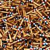 (2.75") Premium Bamboo Golf Tees Dark Stain w/Colored Stripes view 1