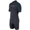 Henderson Mens Greenprene 3mm Back Zip Shorty Wetsuit, Black, S view 2
